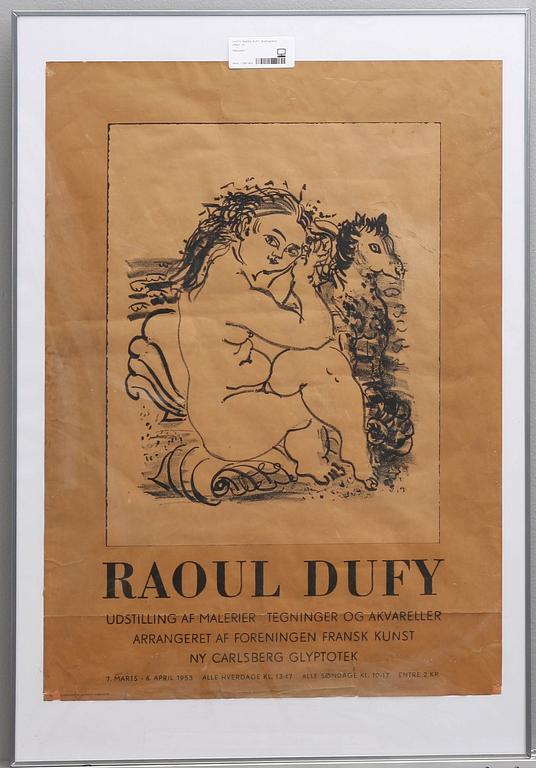 RAOUL DUFY, färglitografisk affisch.