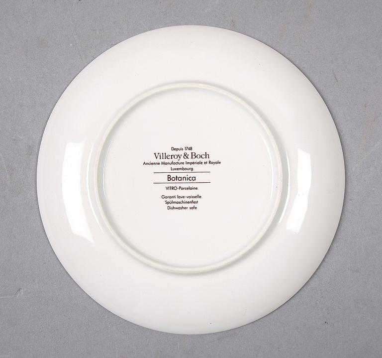 KAFFESERVIS, 17 delar, vitroporslin, "Botanica", Villeroy & Boch.