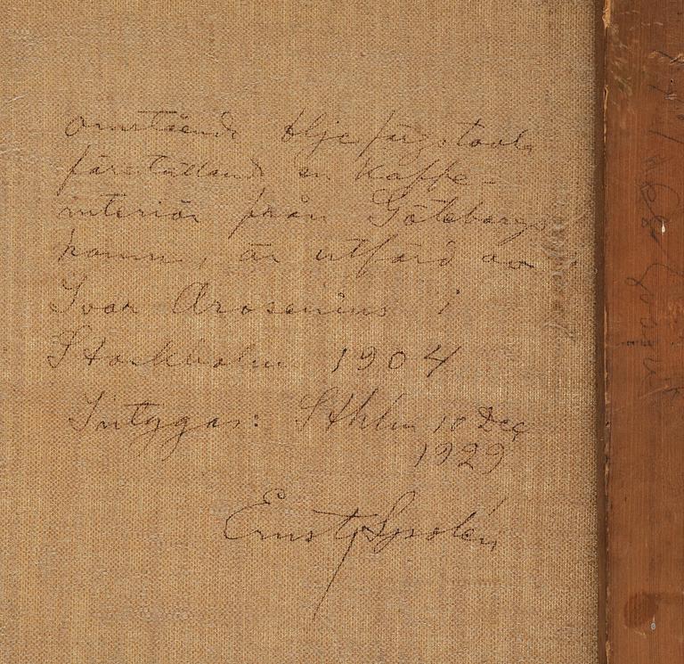 Ivar Arosenius, Café interior.