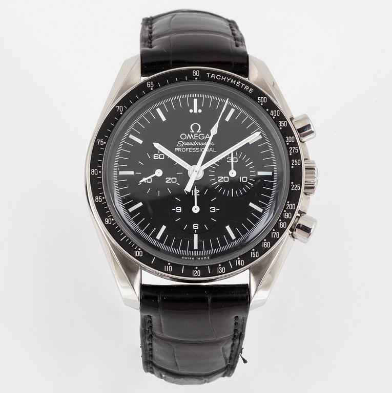 Omega, Speedmaster, Professional, "Moonwatch", chronograph, wristwatch, 42 mm.