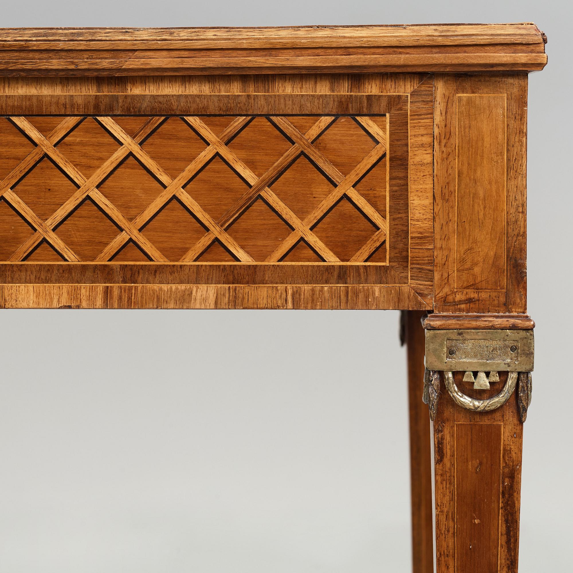 BORD/SPELBORD, av Gottlieb Iwersson (mästare i Stockholm 1778-1813), ej signerat,  1700-talets slut, Gustavianskt.