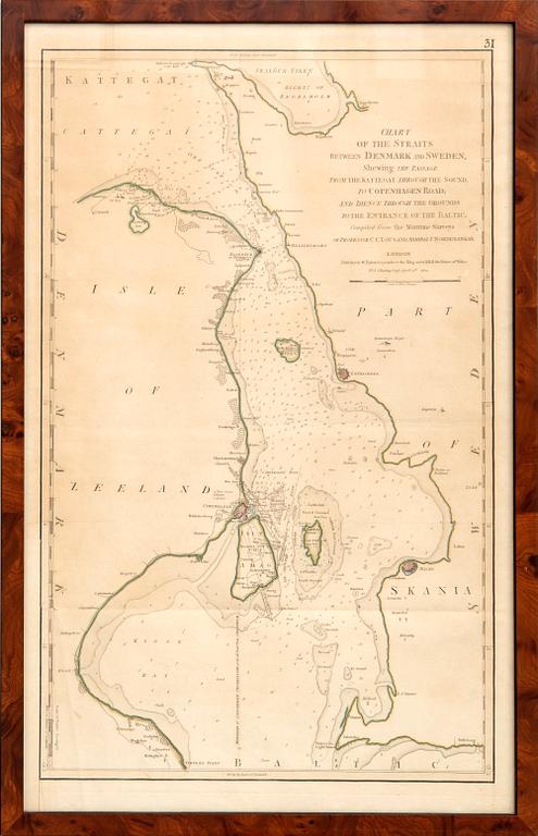 Map published by W.Faden London England 1801.