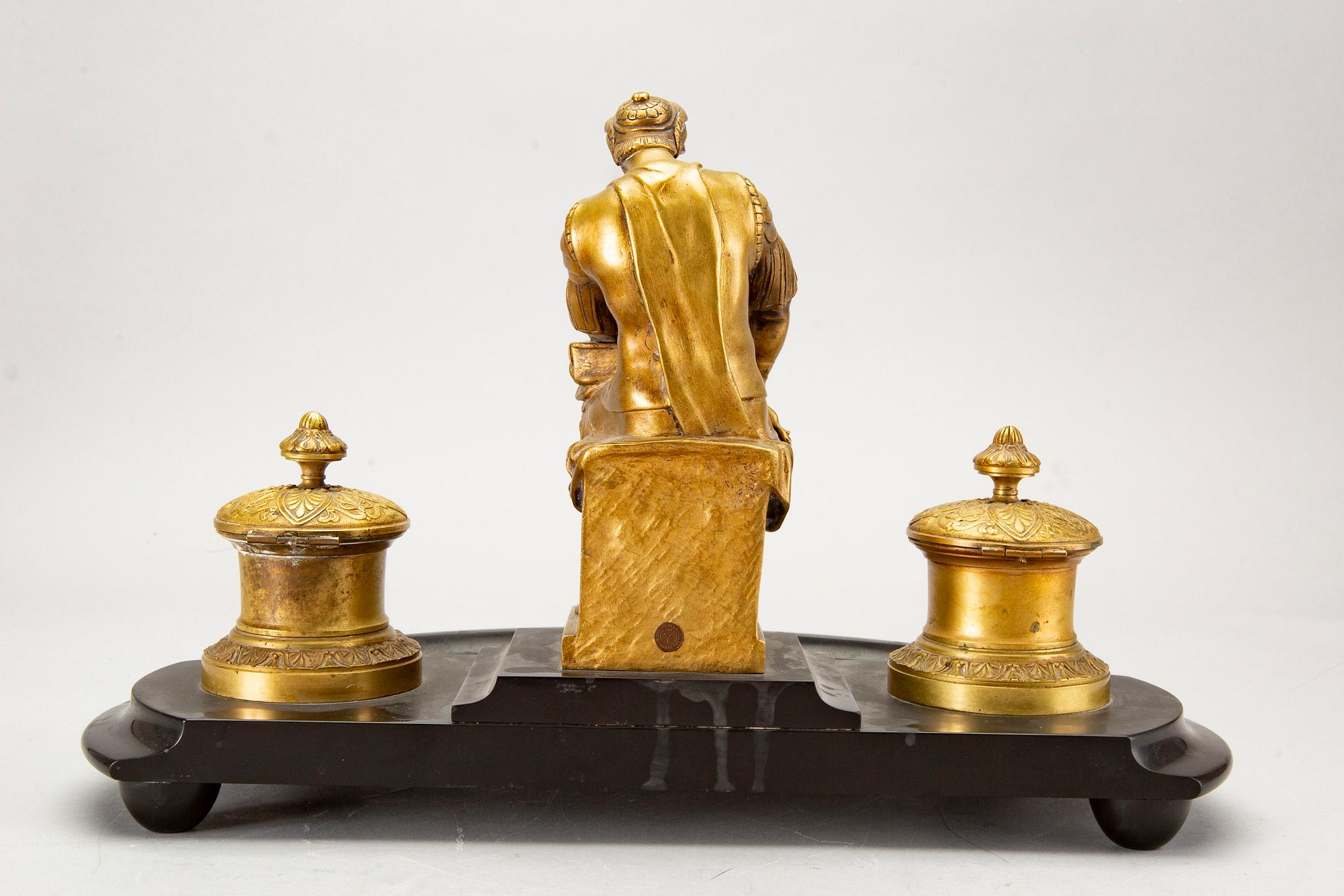 BLÄCKSTÄLL, Susse Frères éditeurs Paris, omkring 1900, signerad.