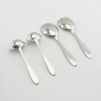 Georg Jensen, Cutlery service, 33 pieces, stainless steel, "Mitra", Denmark.