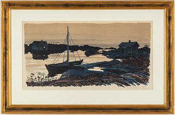 ROLAND SVENSSON, colour lithograph, signed and no. 136/230.