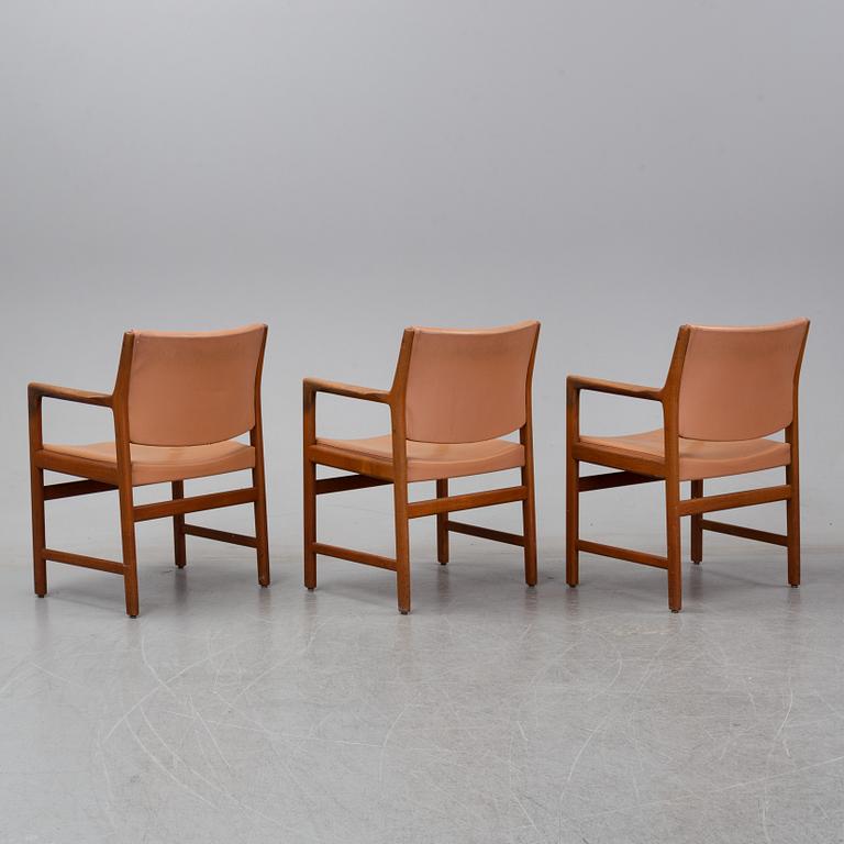 Eleven 1960's teak armchairs by Karl Erik Ekselius for JOC Vetlanda.