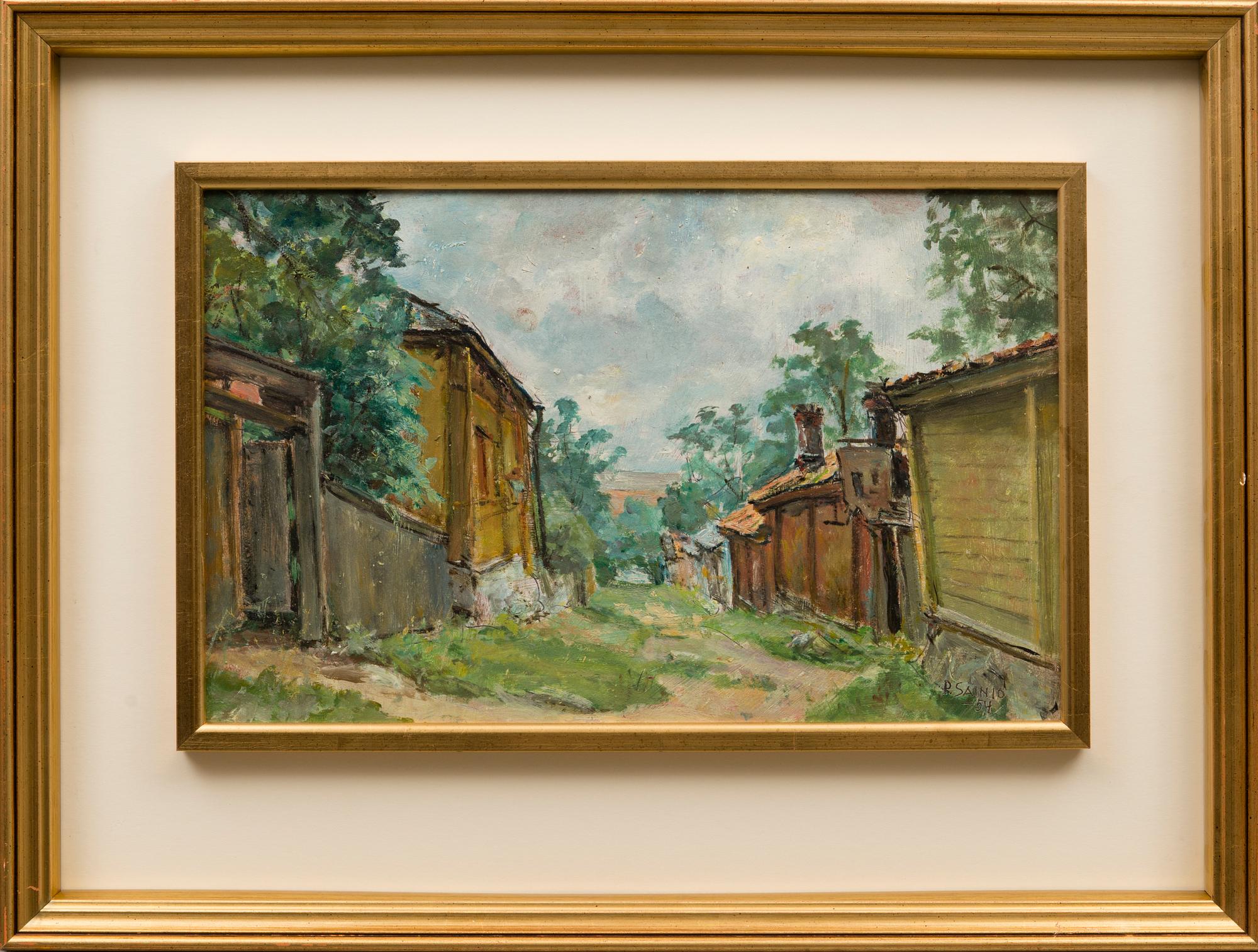 PAAVO SAINIO, oil on board, signed and dated -54.