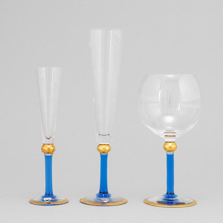 Erika Lagerbielke, glasservis, 32 delar, "Imperial", Orrefors.