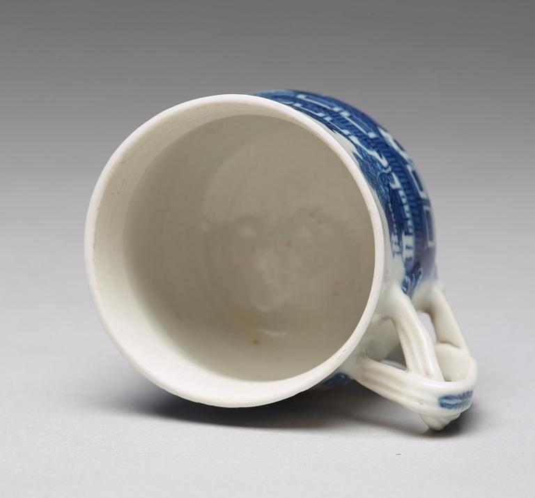 A set of ten blue and white custard cups with covers, Qing dynasty, Qianlong (1736-95).