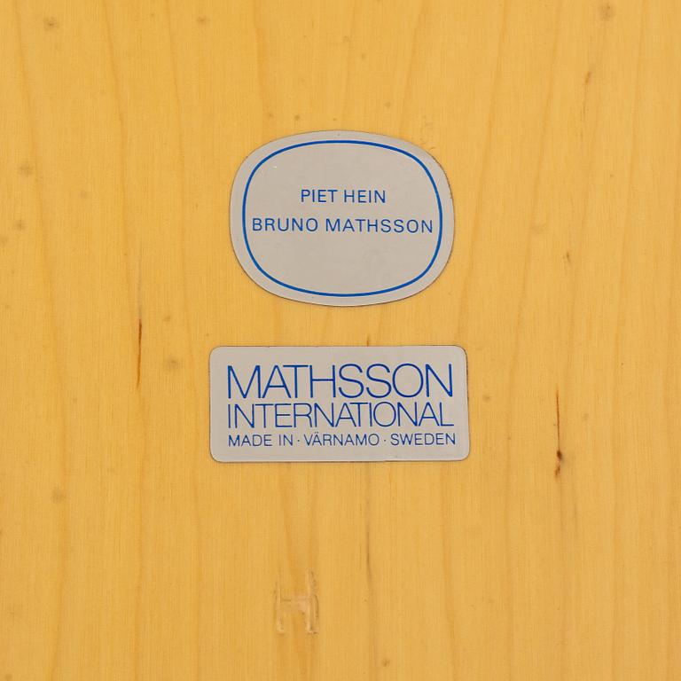 Bruno Mathsson & Piet Hein, dining table, "Superellipse", Mathsson International.