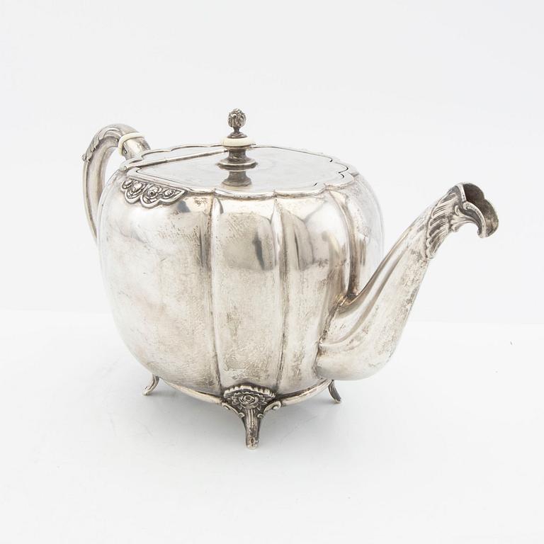 Tea service 3 dl silver Hungary early 20th century.