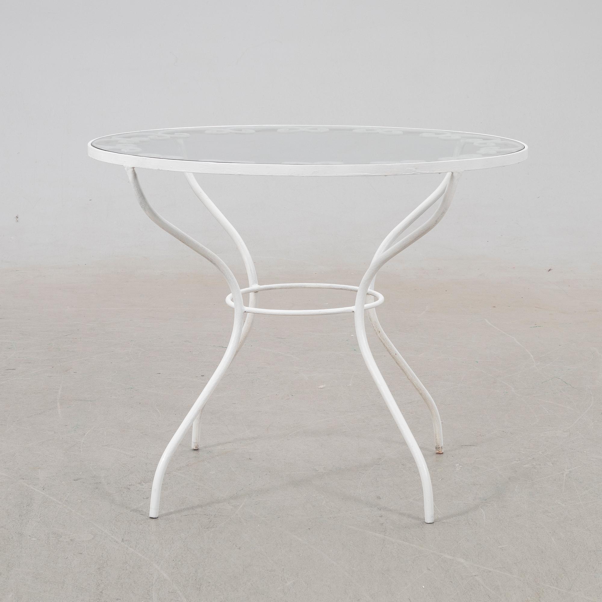 Trädgårdgrupp, 4 delar, 1900-tal.