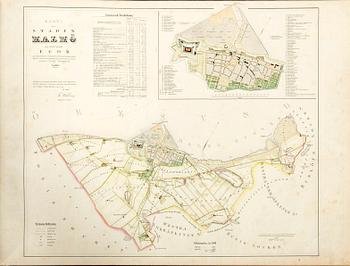 GUSTAF LJUNGGREN, Atlas öfver Sveriges städer..."  Högbergska Boktryckeriet, Stockholm 1862.