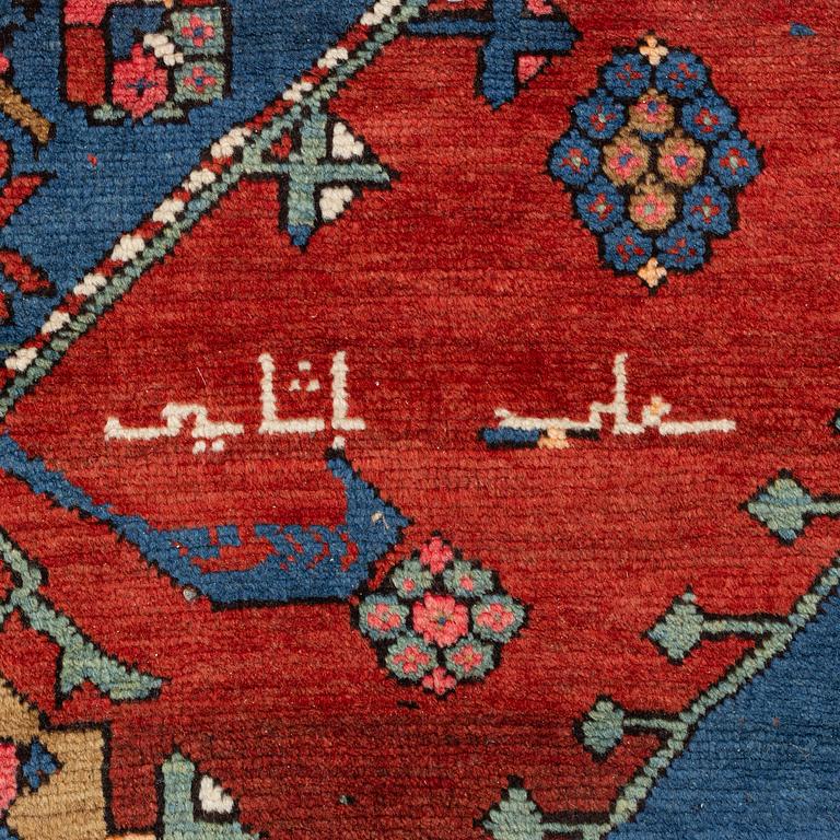 An antique carpet from south caucasus, probably Karabagh, ca 261 x 146 cm.
