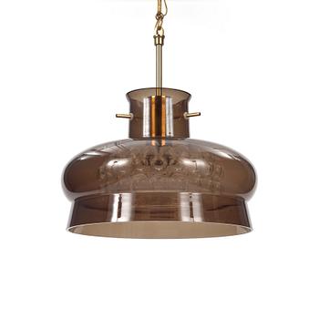 TAKLAMPA, Märkt Carl Fagerlund, Orrefors.