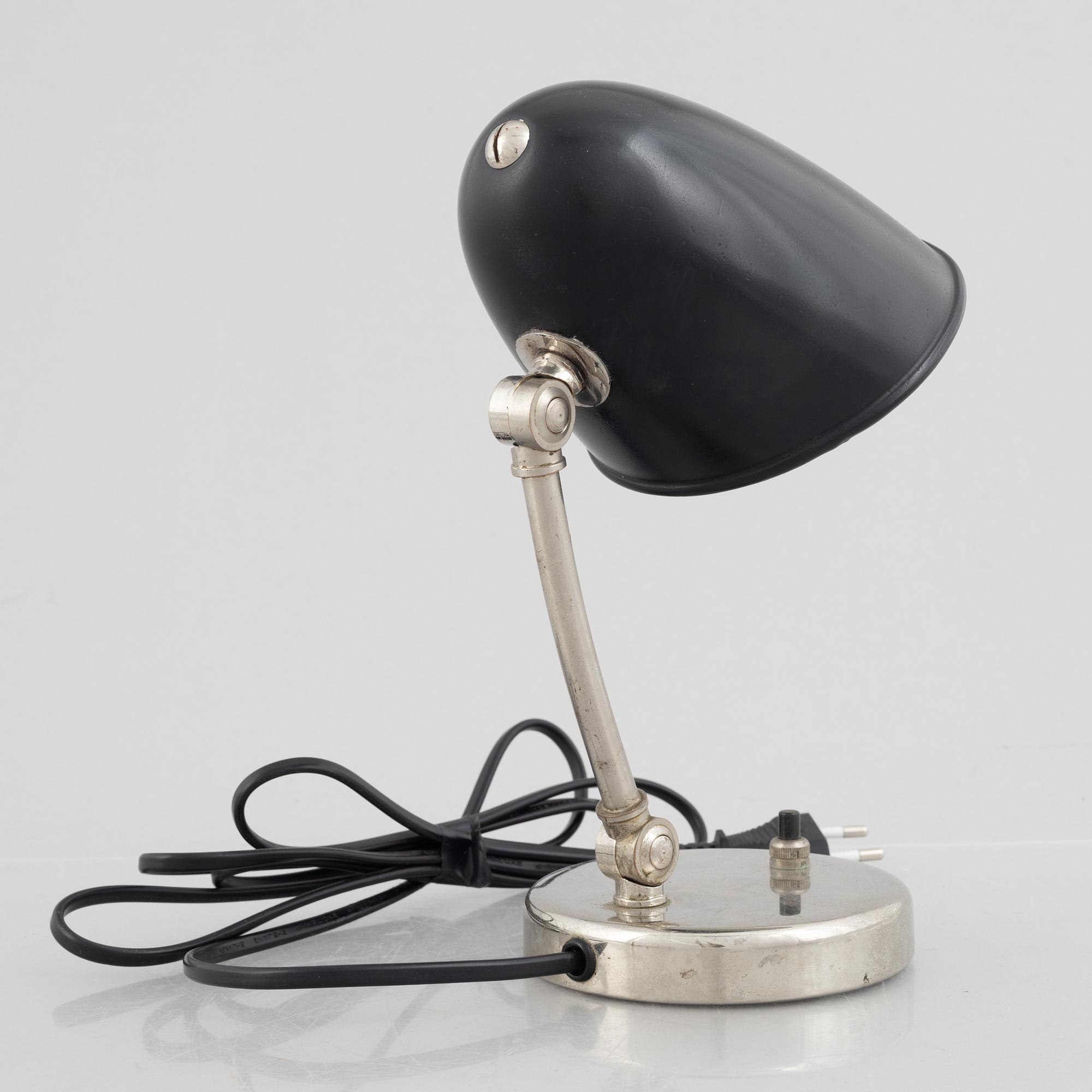 Erik Tidstrand, a table lamp, model "29116", Nordiska kompaniet, 1930s-40s.