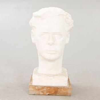 Gunnar Jonn, a signed plaster sculpture.