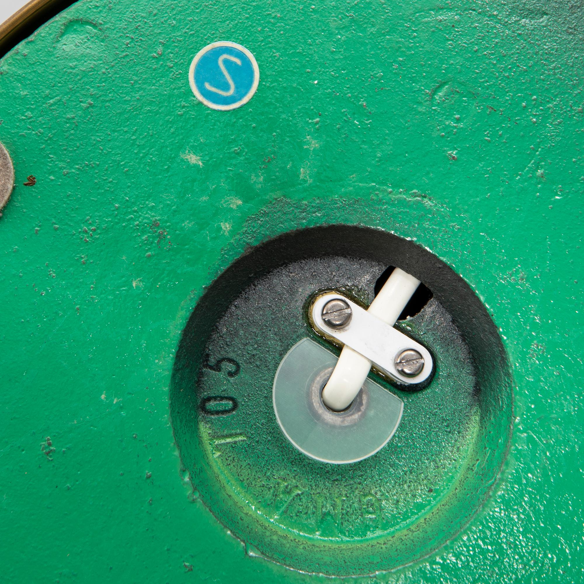 A pair of GMA brass table lamps.