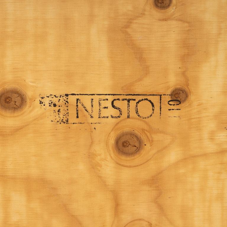 Gungstol, Nesto, Nässjö stolfabrik, modell 295,1900-talets andra hälft, s.k. Kennedy-gungstol.