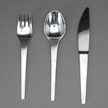 RESEBESTICK, sterlingsilver, 3 delar, Georg Jensen, modell "Caravelle", Design: Henning Koppel, 60-70-tal, tot vikt:178.