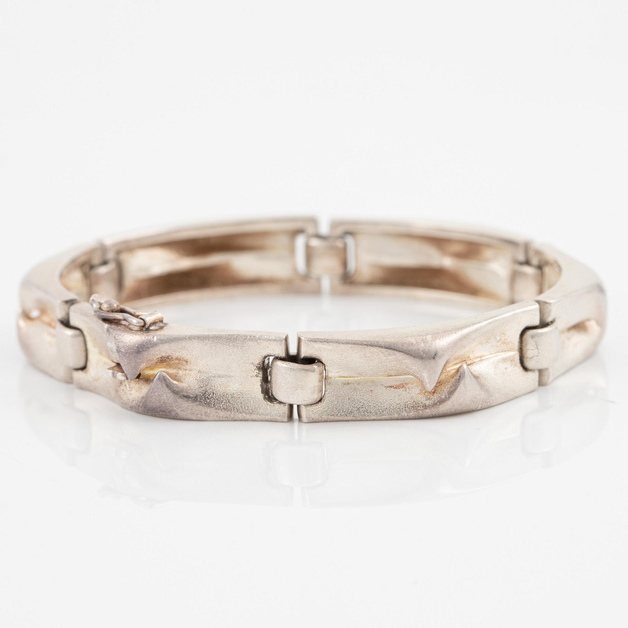 Lapponia bracelet, sterling silver.