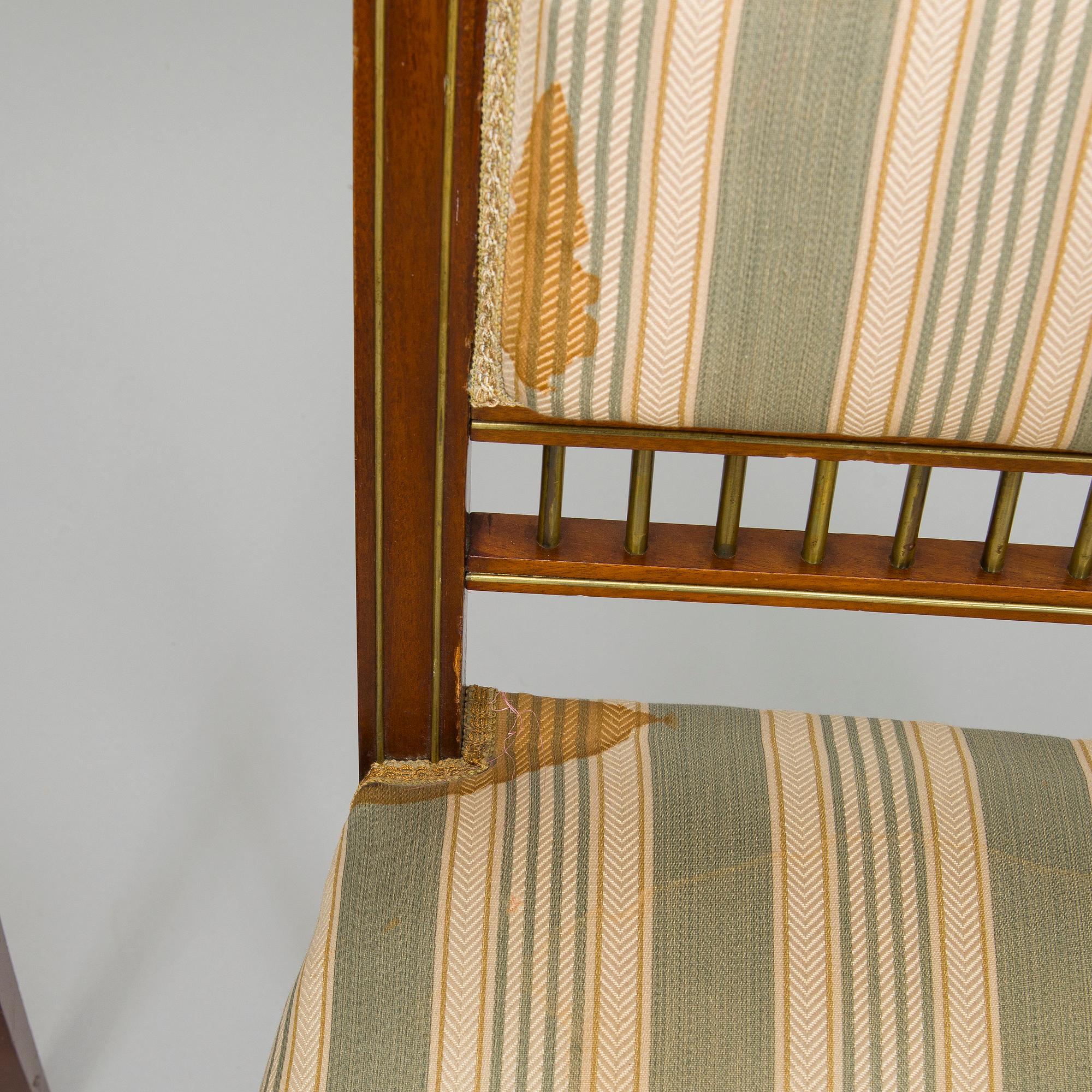 Möblemang, 8 delar, Empirestil, Ryssland, 1900-talets början.