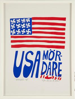 CARL JOHAN DE GEER, a colour lithopraph, signed and numbered 71/90.