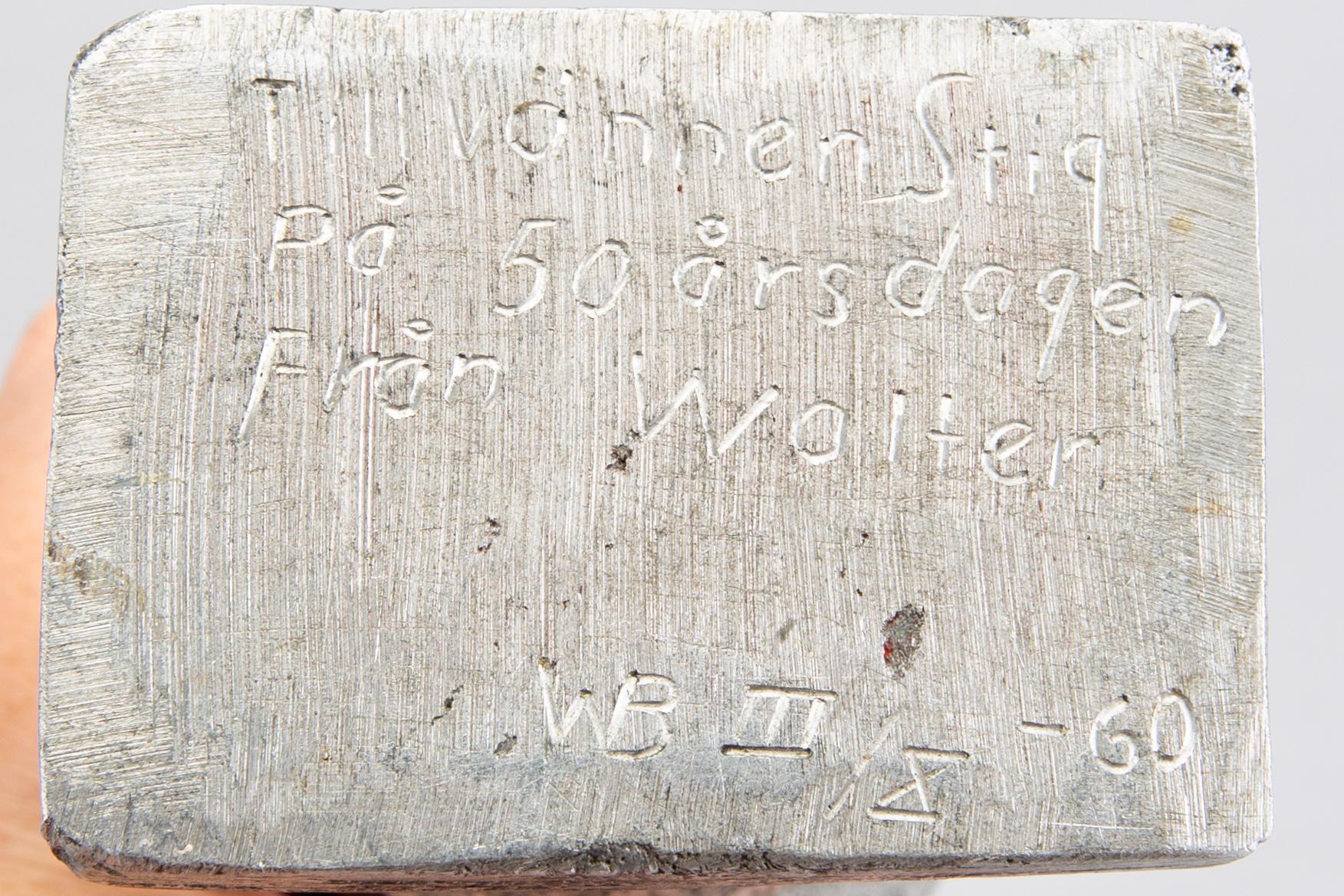 WALTER BENGTSSON, a signed and numbered metal sculpture.