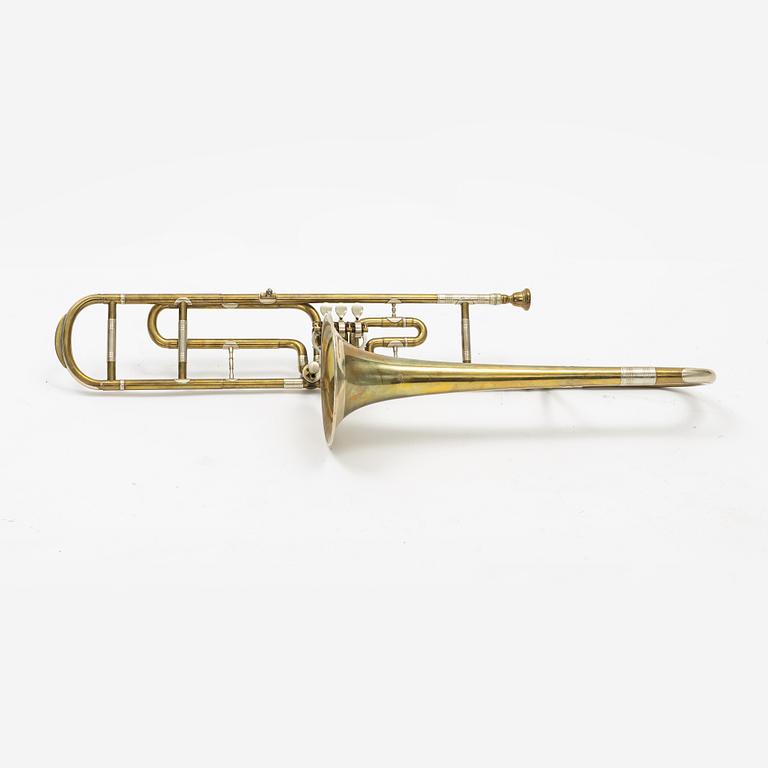 A Valve trombone, 19th/20th Century.