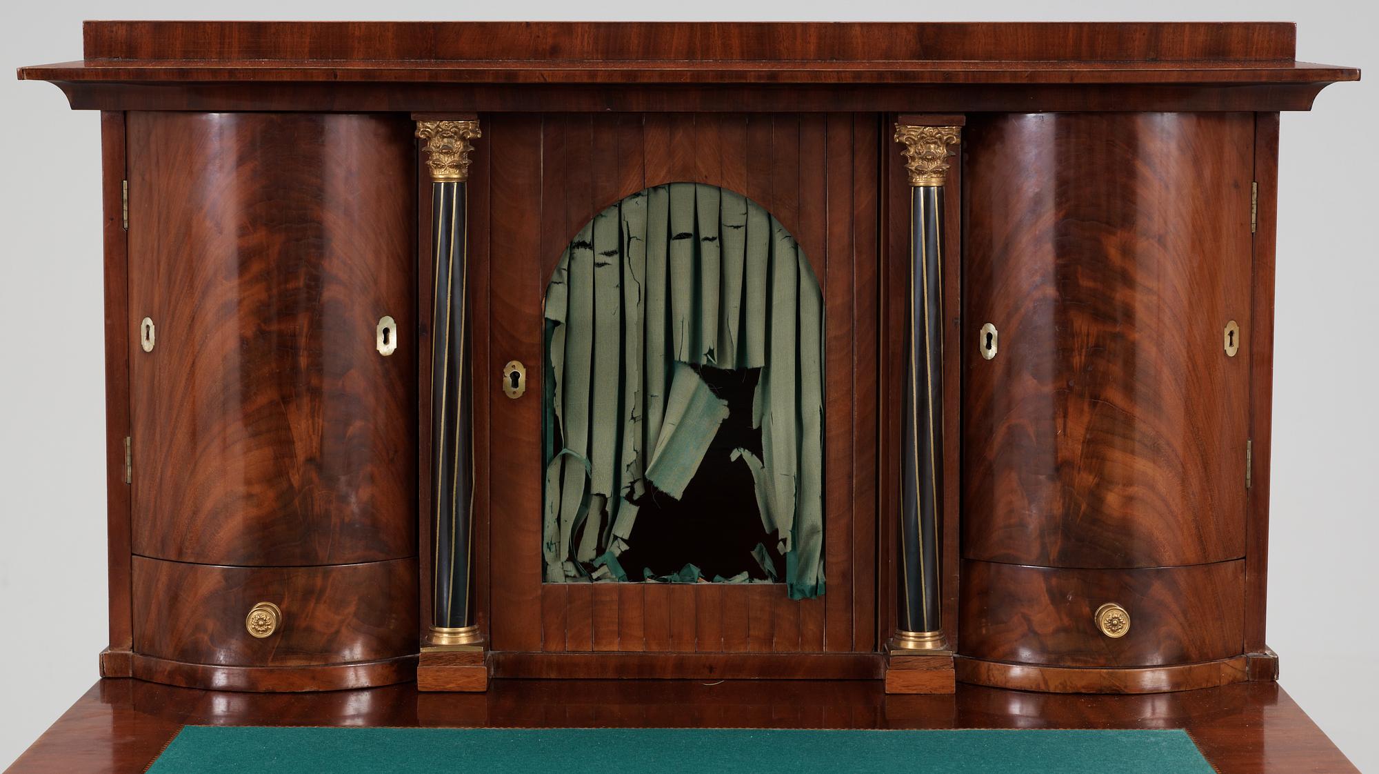 A Swedish Empire writing desk by D. Sehfbom.