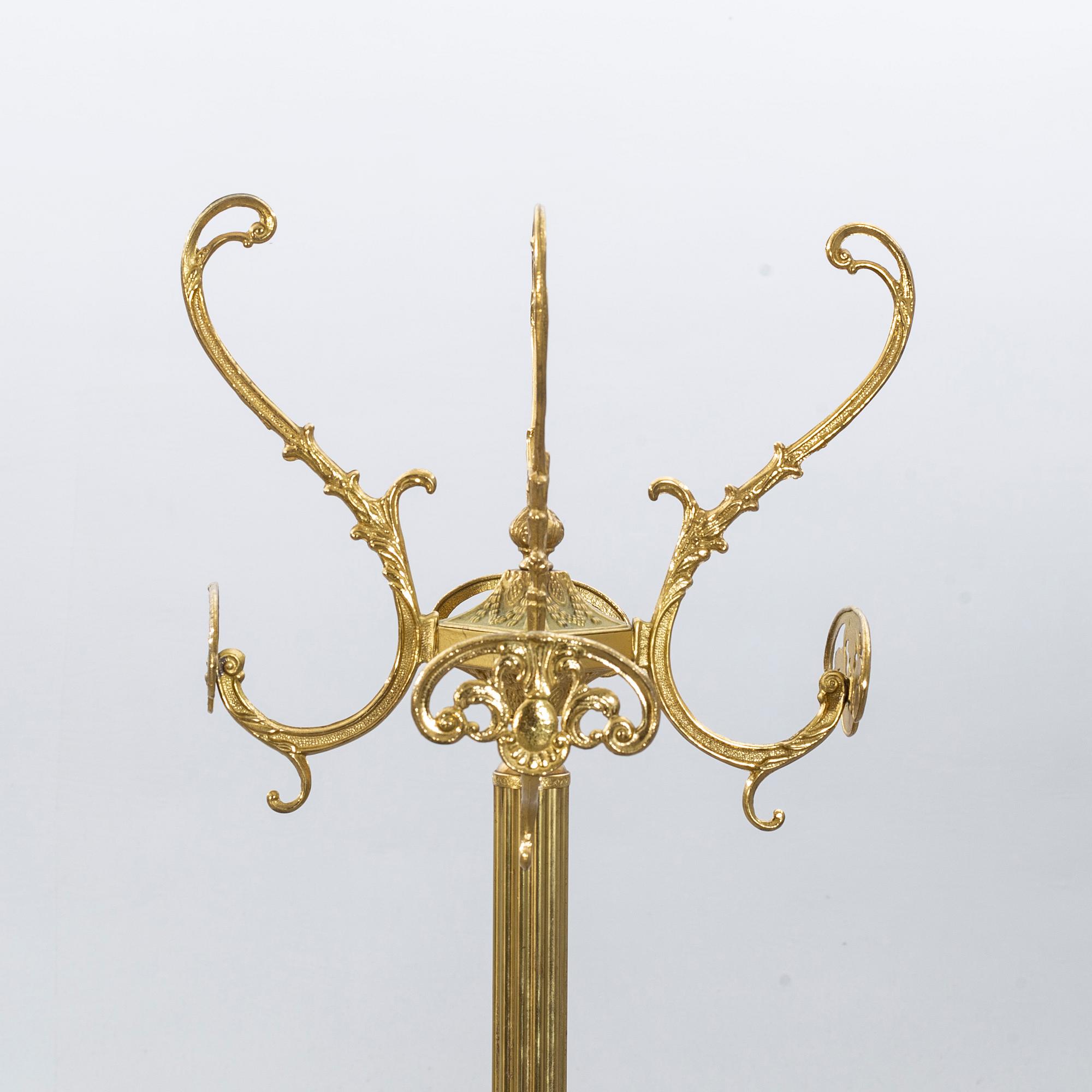 A second half of the 20th century brass coat hanger.