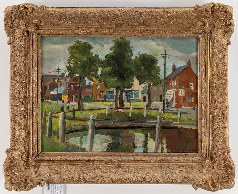 STANHOPE A. FORBES, attributed to, oil on paper-panel, bears signature Stanhope A Forbes.