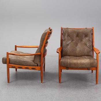 INGEMAR THILLMARK, fåtöljer, ett par, "Läckö hög", OPE, 1960-tal.