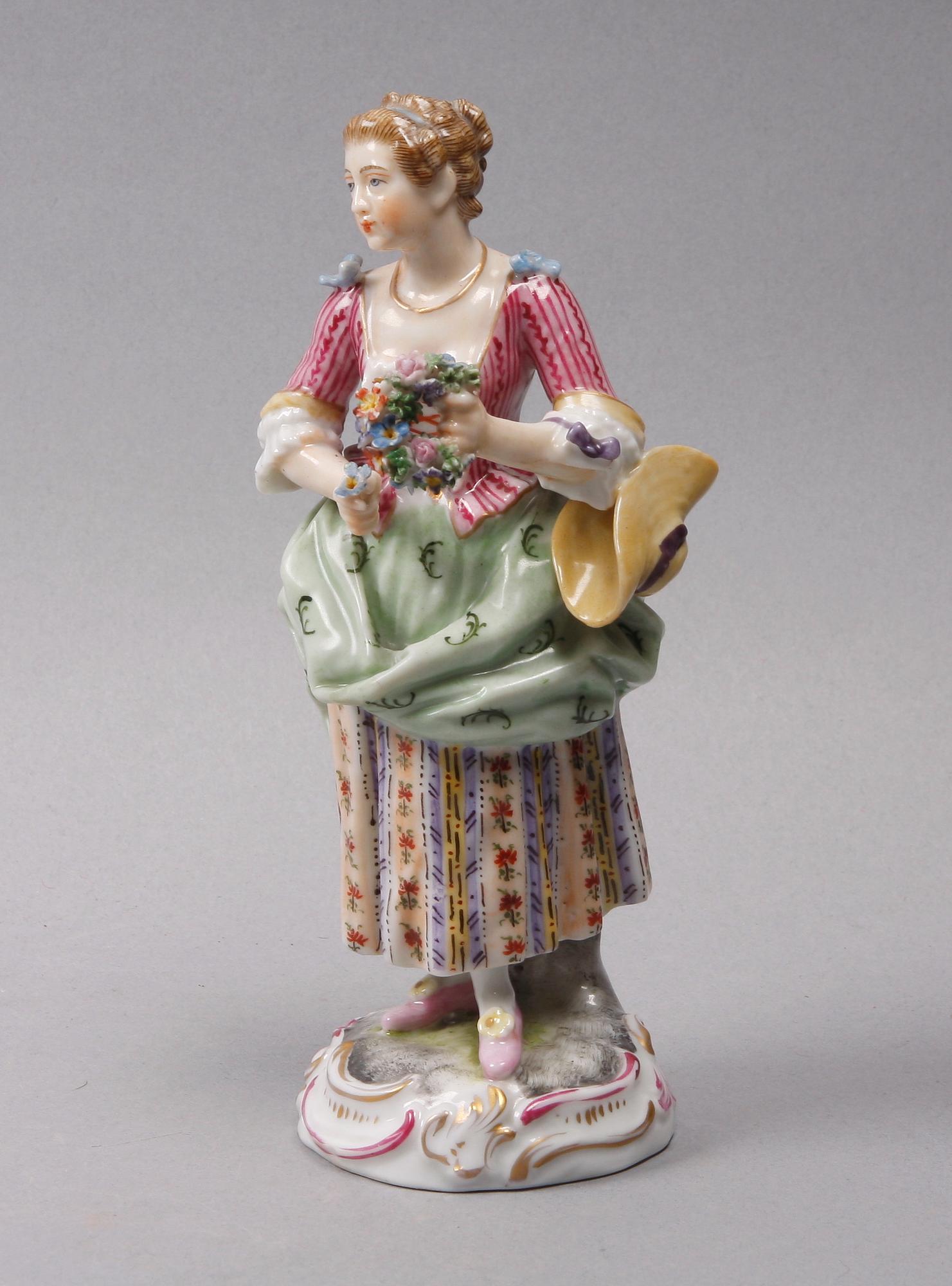 FIGURIN, porslin, 1800-tal.