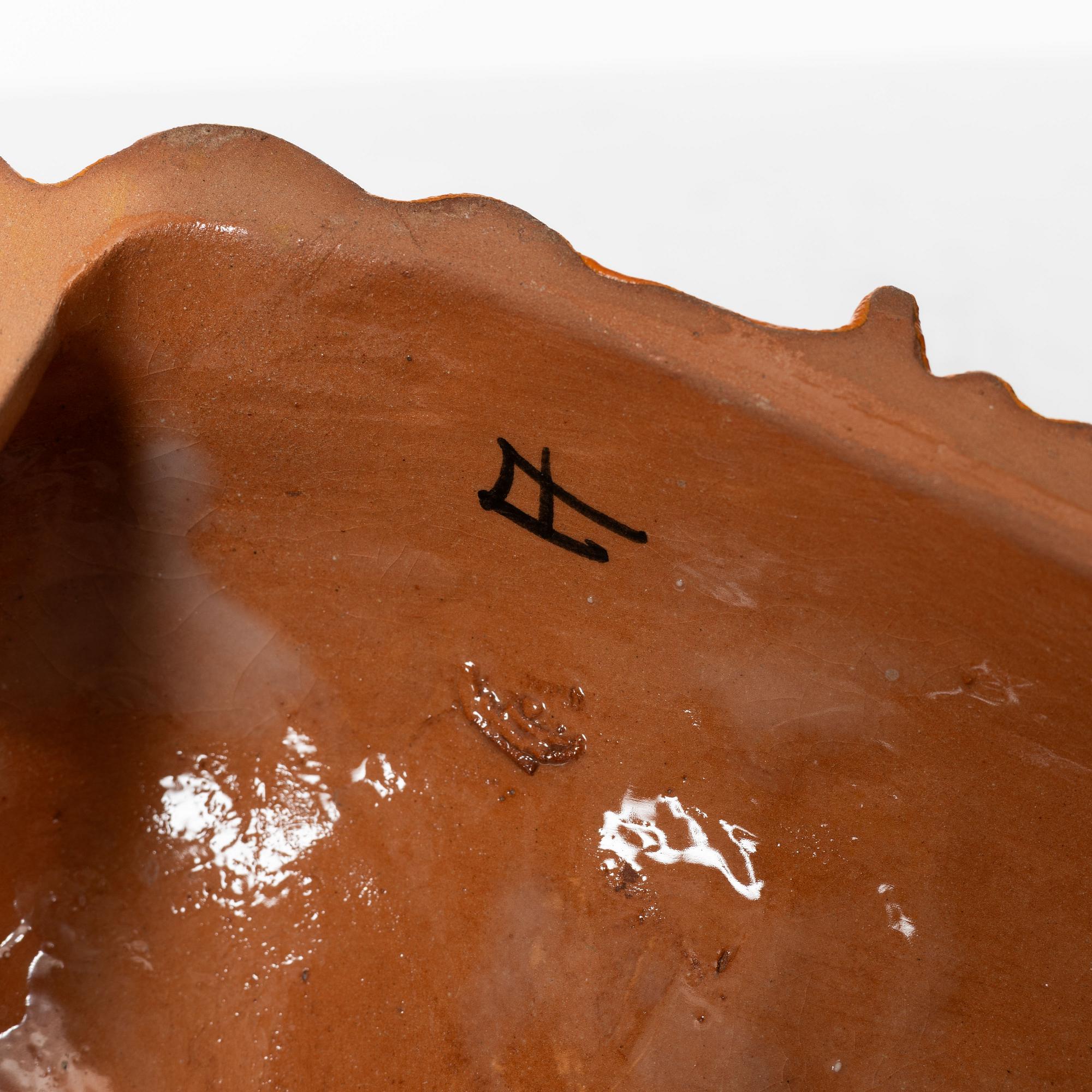 Wall mask, Goldscheider, Vienna 1930s, model 6911.