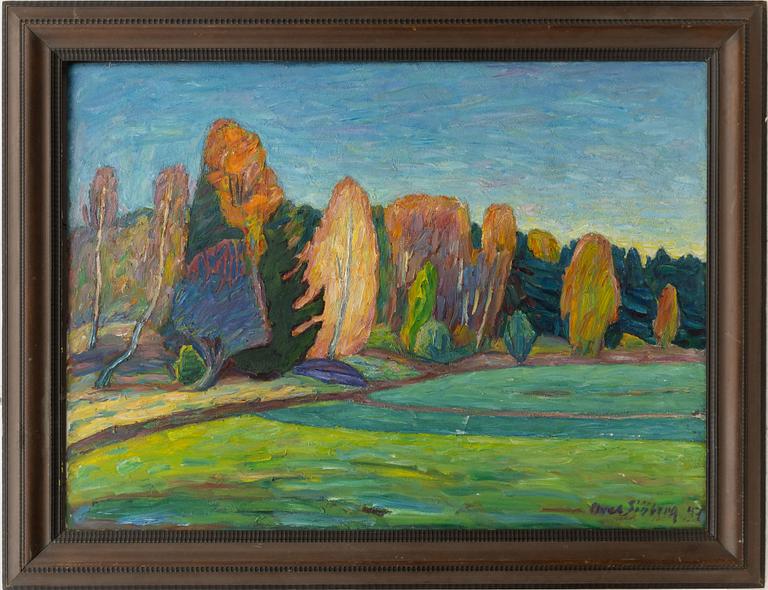 Axel Sjöberg,  "Roslagslandskap".