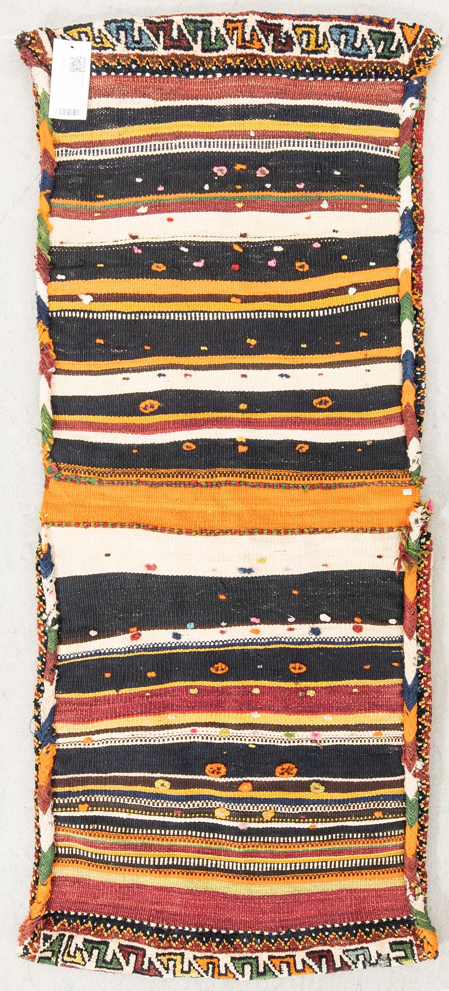 Saddlebag Kashgai Khorjin antique approx. 132x53 cm.