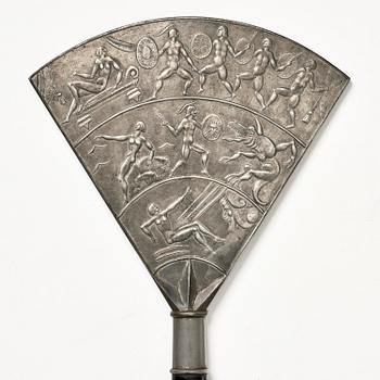 Nils Fougstedt, handspegel, modell "A 619", Firma Svenskt Tenn, Stockholm, 1920-30-tal.