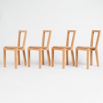 Navet, stolar, sex stycken, "Navet Chair", Stockholm 2019.