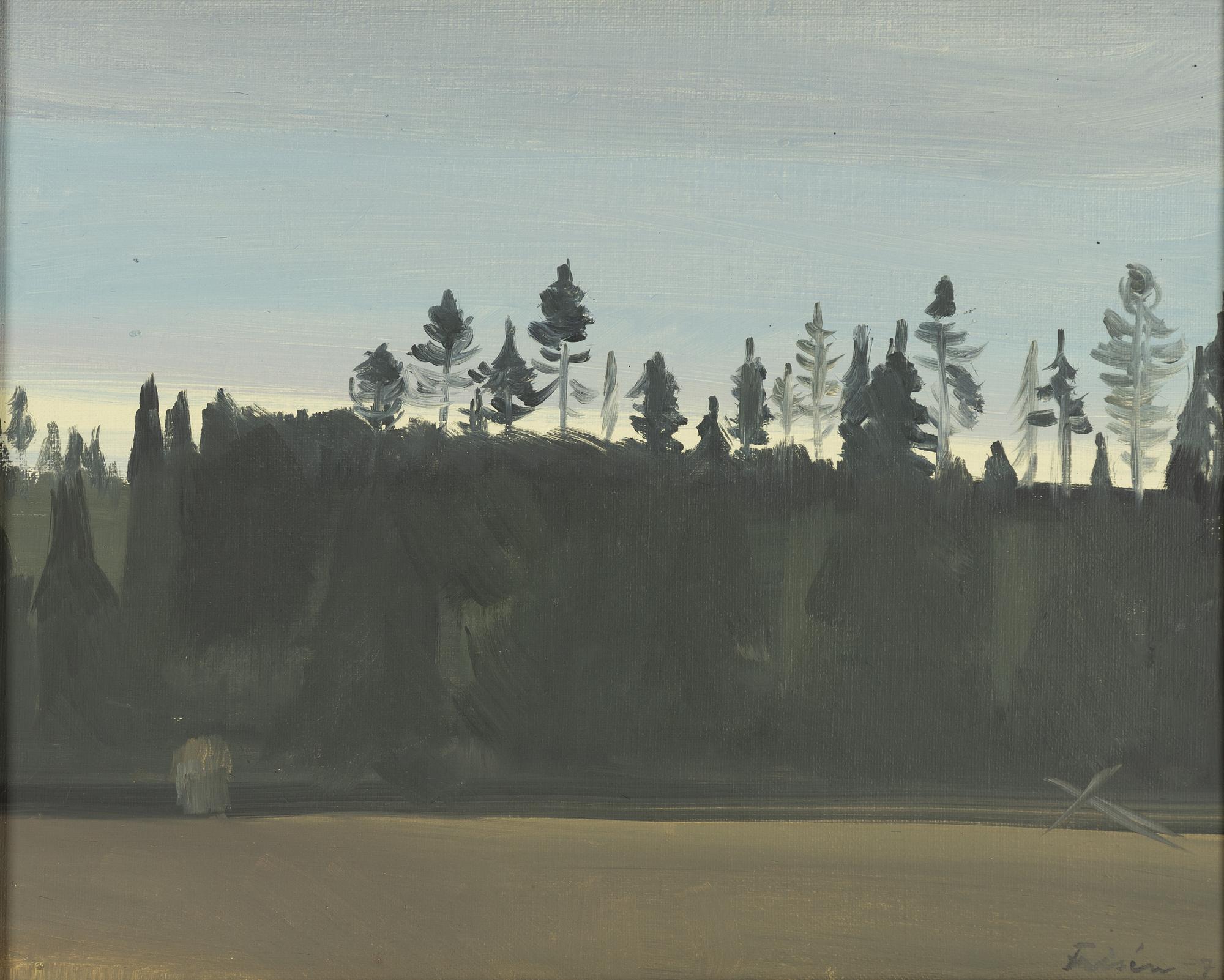 Vera Frisén, Skogslandskap.