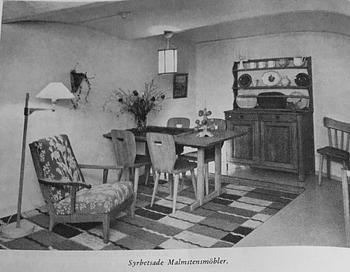 Carl Malmsten, bord, Sverige 1940-tal.