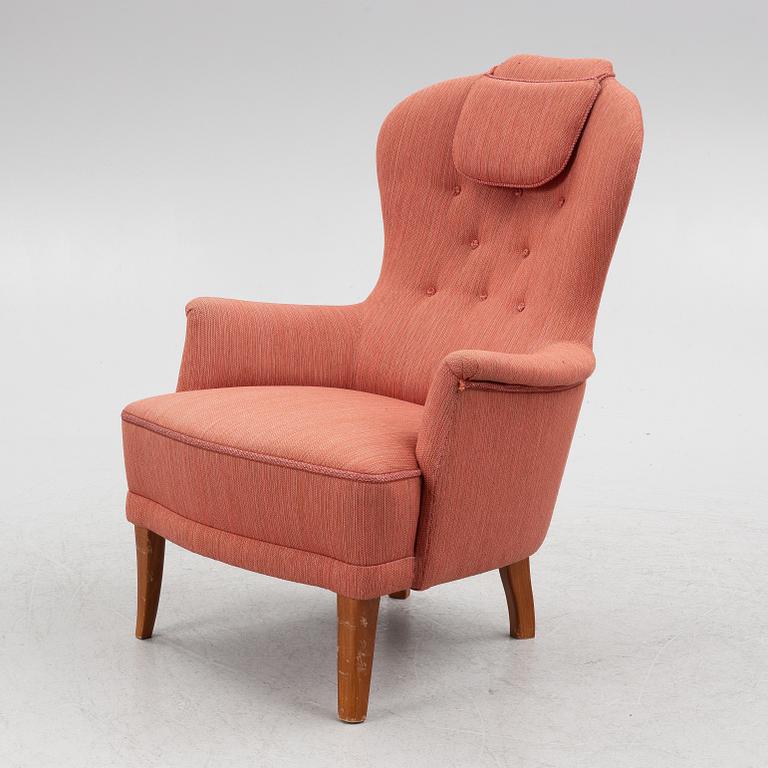 Carl Malmsten, armchair, "Farmor", OH Sjögren, second half of the 20th century.