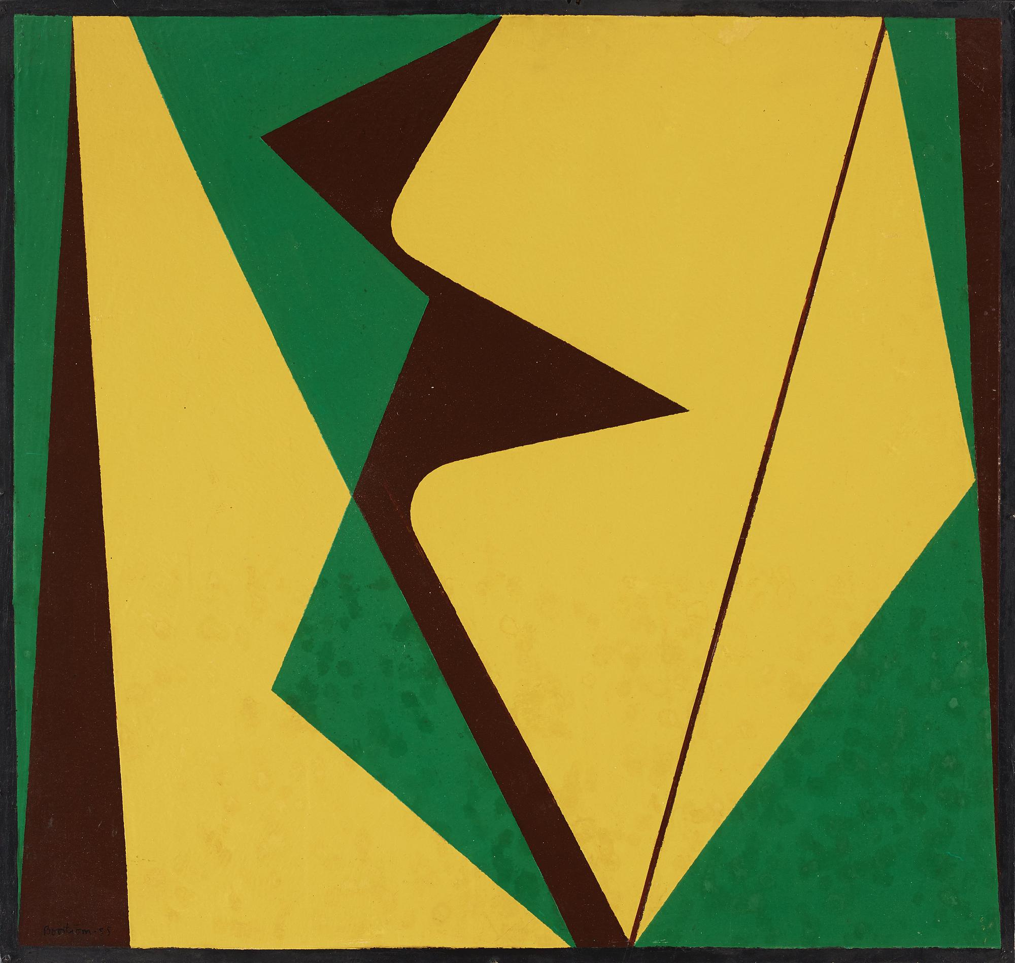 HARRY BOOSTRÖM, oil on panel, signed and dated -55.