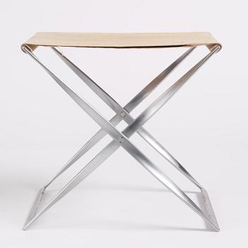 Poul Kjaerholm, taburett, "PK-91", edition E Kold Christensen, Danmark tidigt 1960-tal.