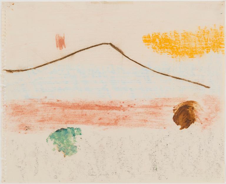 RUNE JANSSON, blandteknik, 2 st, den ena signerad och daterad -50.