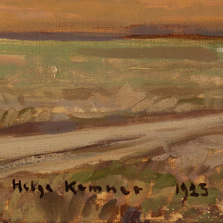 Helge Kemner, olja på duk, signerad och daterad 1923.