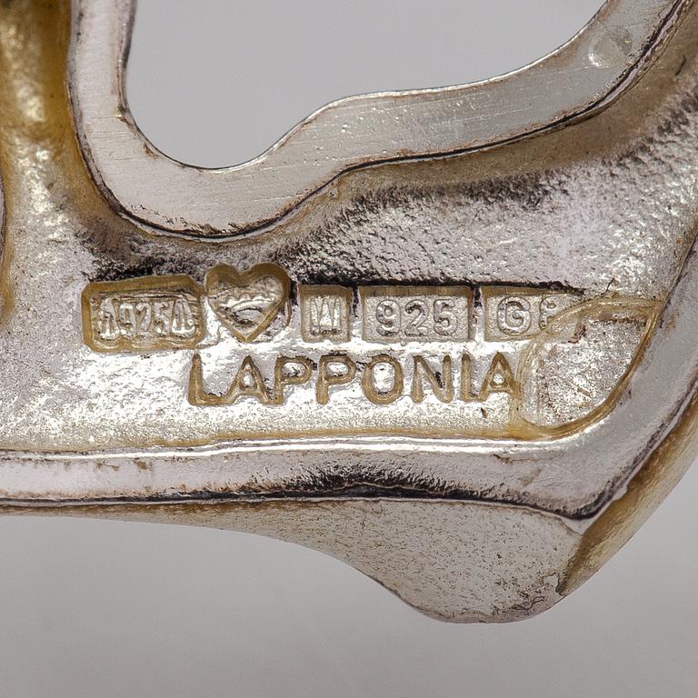 Björn Weckström, a sterling silver bracelet. Lapponia 1984.