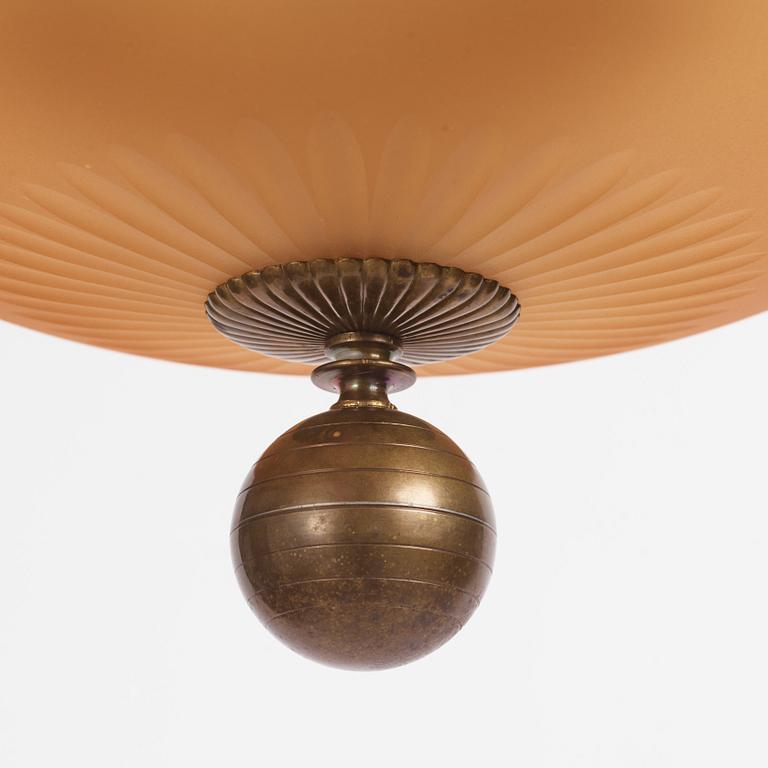 Harald Notini, a ceiling lamp, model "6640", Arvid Böhlmarks Lampfabrik, 1930s.