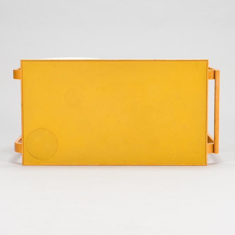 Alvar Aalto, a mid-20th century '98' tea trolley for Oy Huonekalu- ja Rakennustyötehdas Ab, Finland.