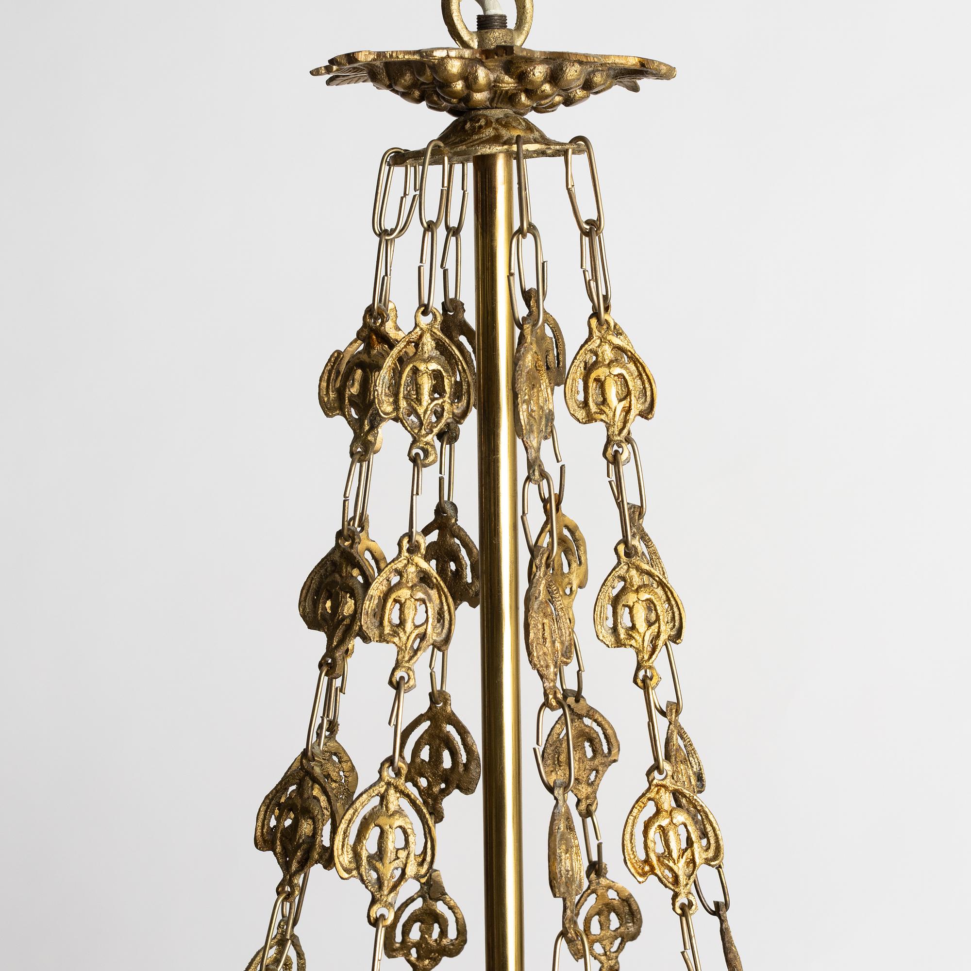 Taklampa, möjligen Italien, 1900-talets andra hälft.